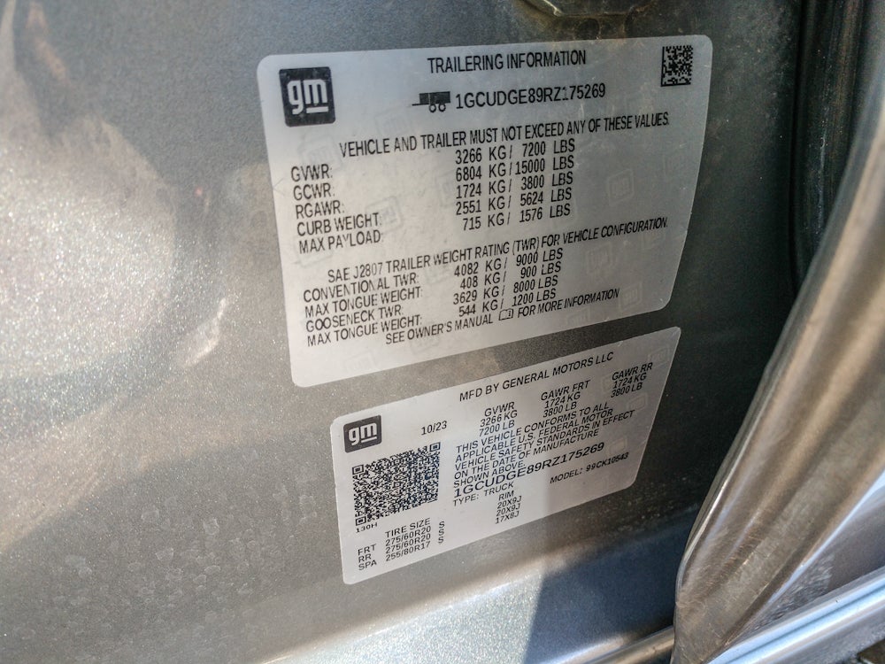 2024 Chevrolet Silverado 1500 LTZ