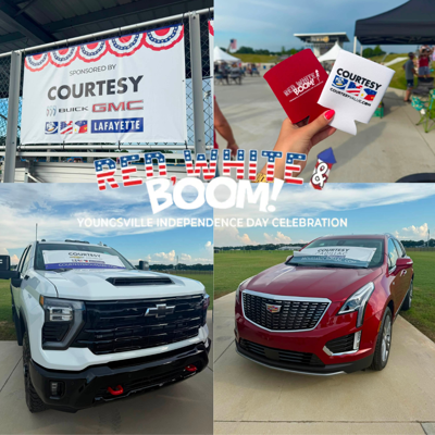 Courtesy Automotive Group Red, White, & Boom